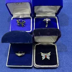 ヴィンテージデザインアクセサリーリング指輪まとめ売りセット遺品整理