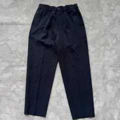 UNIQLO U ユニクロユー イージーパンツ S 濃紺 ポリエステル