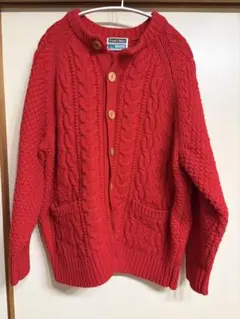 Freak's Store ケーブルニット カーディガン レッド Fのサムネイル