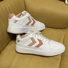 Hummel ST. POWER PLAY スニーカー ホワイト ピンクのサムネイル