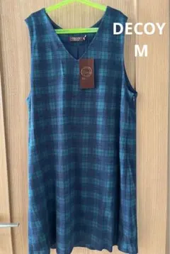 新品◆デコイ DECOY ワンピース M◆レディース ジャンパースカート 婦人服