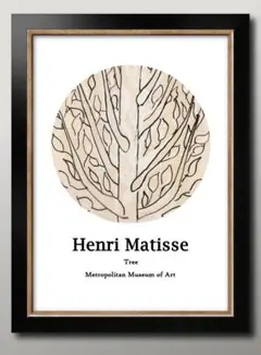 16173■A3アートポスター『アンリ・マティス　ツリー』絵画 イラスト マット