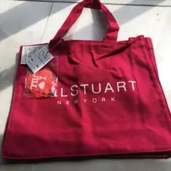 ジルスチュアート赤 エコバッグ　新品