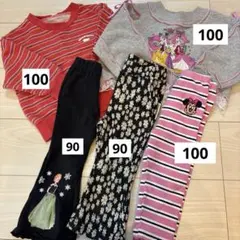 子供用服セット（100cm~）　サンリオ　プリンセス　ミニー　まとめ売り