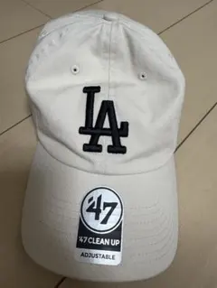 本日のみ！大幅値下げ！47 CLEAN UP LAキャップ ベージュ