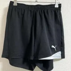 美品 プーマ ショートパンツ 【M】黒 スポーツ 吸汗速乾 トレーニング ジム