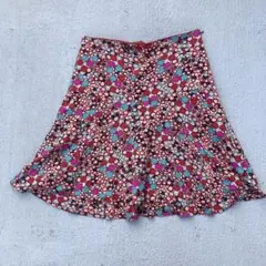 AVOCA フレアスカート　総柄　EU製　古着