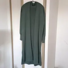 UNITED ARROWS ニット ロング カーディガン グリーン