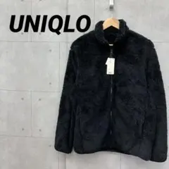 新品未使用 UNIQLO ユニクロ ファーリーフリース フルジップジャケット 黒