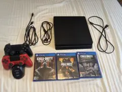 PS4 CUH-2100すぐ遊べるセット ソフト3本＋充電スタンド＋純正コン2台