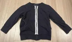 コンビニ★ネイビー★ジップアップ　 カーディガン★サイズ110