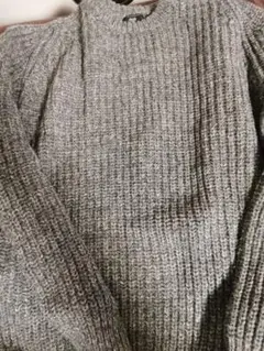 BEAMS HEART グレー ニットセーター L