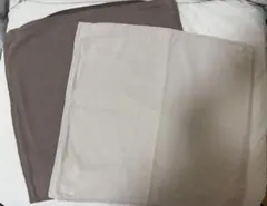 無印良品クッションカバー2点セット　45㌢×45㌢　コットン製　綿100％