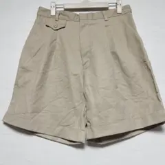 フレンチトースト 無地 ショートパンツ ダブル LLゆったり 茶 綿 日常のサムネイル