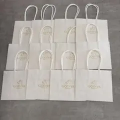 GODIVAゴディバ　紙袋　ミニサイズ　小　12枚セット　ショッパーまとめ売り