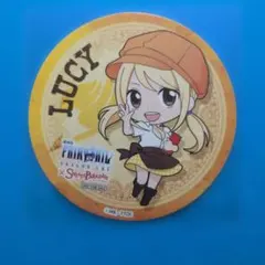 フェアリーテイル ルーシィ 缶バッジ スイーツパラダイス フェアリーテイル FAIRY TAIL カフェ 特典 コースター ルーシィ - メルカリ