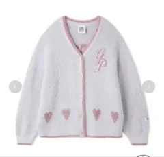 ジェラートピケ ラメフェザーカーディガン