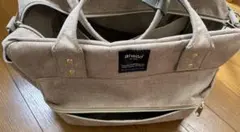 anello ショルダーバッグ ベージュ キャンバス