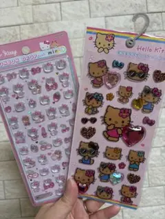 ボンボンドロップmini サンリオ キティ 日焼けキティ　キラキラストーンシール
