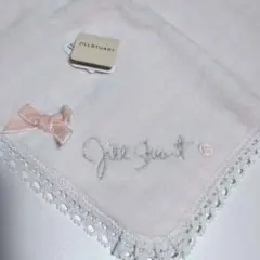 【新品未使用】ジルスチュアート　ピンクリボン　タオルハンカチ