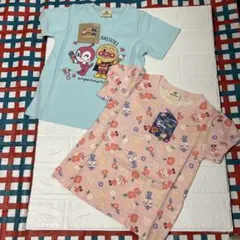アンパンマン 半袖Tシャツ 2枚セット 95cm