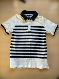 Tommy Hilfiger ストライプ ポロシャツ メンズXL