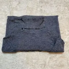 UNIQLO ハイネックセーター　グレー混色