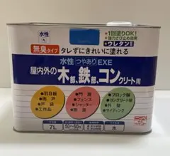 ニッペ Nippe ペンキ 塗料 7L コバルトブルー4976124422546