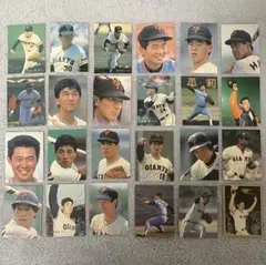 カルビー 1987〜1990 読売ジャイアンツ 45枚セット