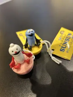 【匿名配送】パペットスンスン　ノンノン　ゆらゆらフィギュア　２種セット