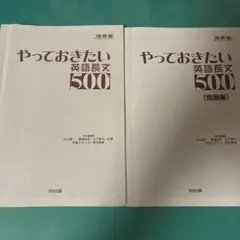 やっておきたい英語長文500 書き込み多