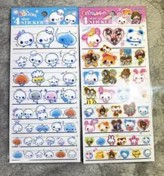 ★24時間以内発送 平成ファンシー あわわちゃん 4サイズステッカー セット★