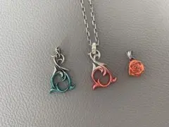 アクアシルバー AQUA SILVER ペアネックレス(バラ売りも可)