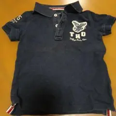 ネイビー ポロシャツ コットン100%