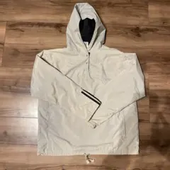 adidas 90s〜00s ナイロンプルオーバー ベージュ L