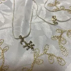 トカゲ　ネックレス　925刻印有り