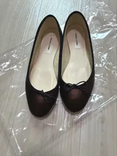 Odette e Odile ダークブラウン フラットシューズ