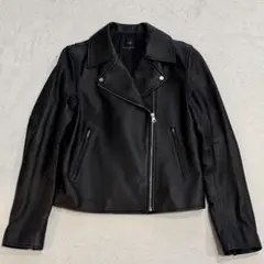 23区　ラムレザージャケット　ダブルライダース　2022年製　ブラック　L