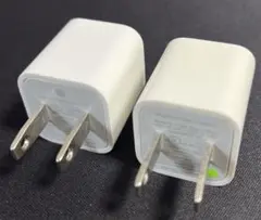 Apple純正 USB iPad iPhone 充電器 5w 2個セット