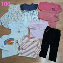 女の子　100 トップス　ワンピース　まとめ売りのサムネイル