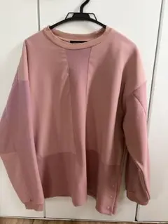 niko andピンク スウェットシャツ ボタン付き