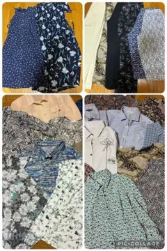 春夏　シニア向け　ブラウス　パンツ　など　まとめ売り　27着　4/12迄