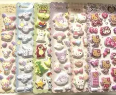 サンリオ　マシュマロシール キティ　トイストーリー　ウサハナ　マイメロ　クロミ