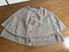 ZARA ニット ケープコート ポンチョ