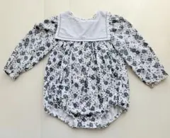 little cotton clothes 花柄 ロンパース 18-24m