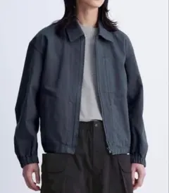 UNIQLO U ジップアップブルゾン　Lサイズ