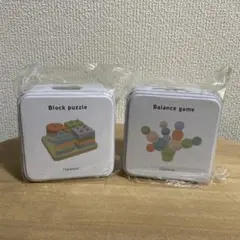 【新品未使用】3COINS スリコ 缶入りおもちゃ 2点セット