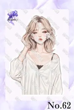 オリジナル　人物ステッカー　No.62