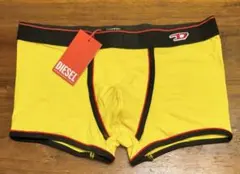 ディーゼル　新品　メンズ　ボクサーパンツ(オブラック/イエローM)