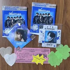 TXT ヒュニンカイ BANDAI トレカケース ステッカー シール 落下物